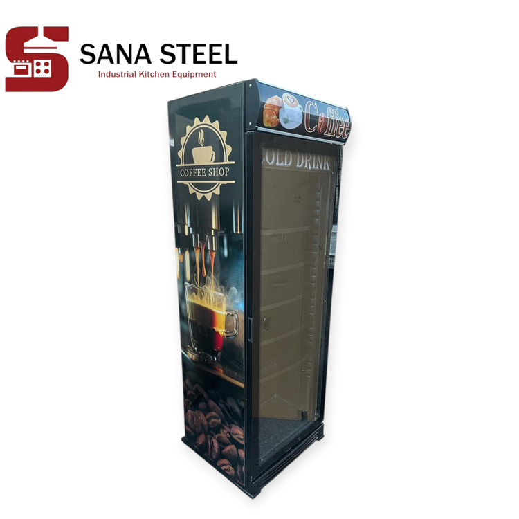 یخچال ایستاده دهنه ۷۰ طرح کافه