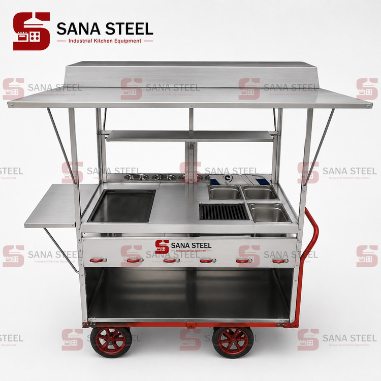 فر ساندویچی ۵ کاره با سلف گاری