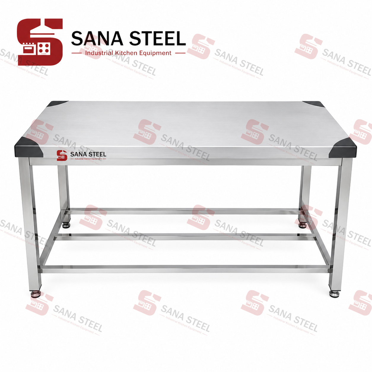 میز کار ۱۹۰×۶۵ استیل سنا استیل