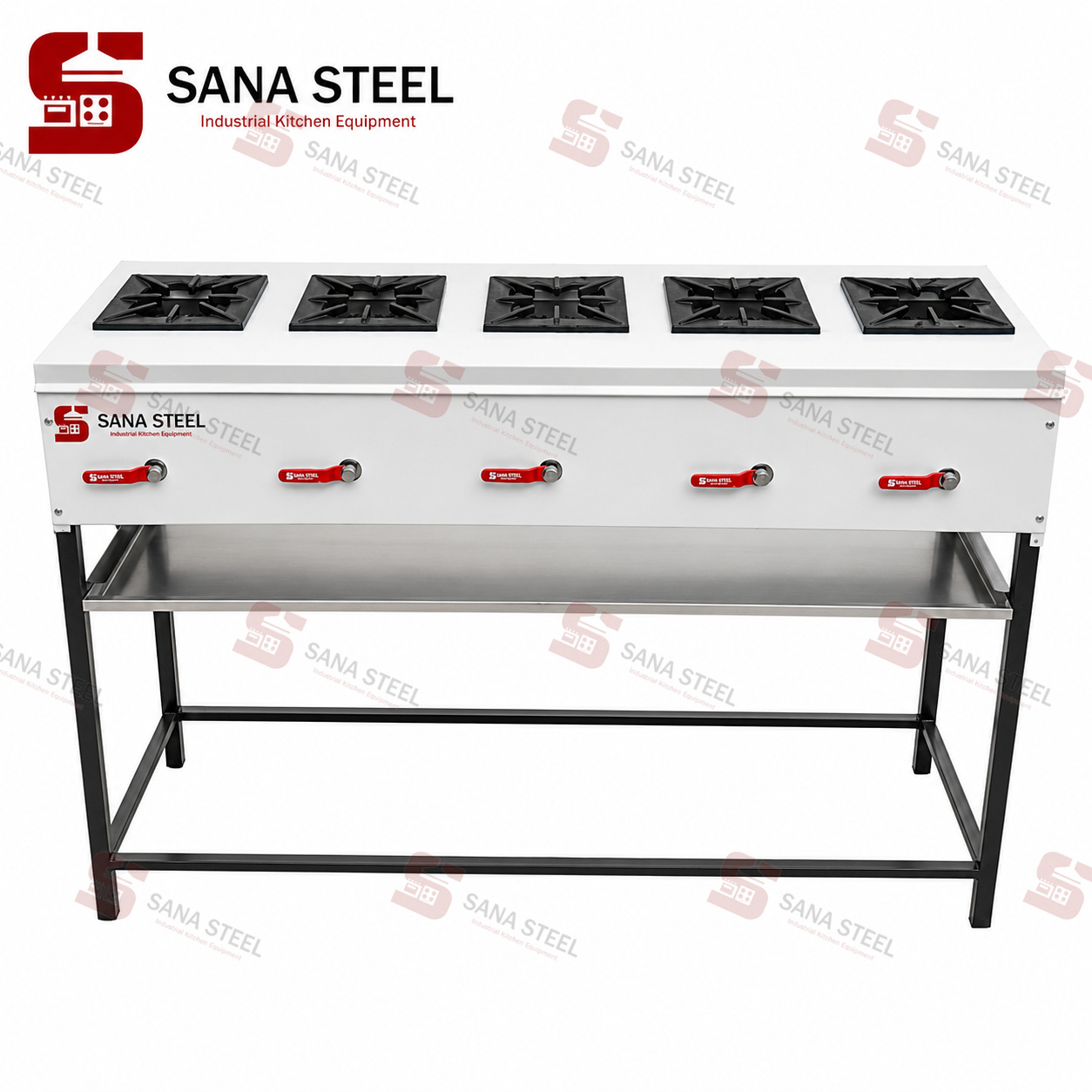 فر کته پز ۵ شعله خطی صنعتی